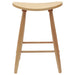 Scaune de dining 2 pcs natural 46 x 37 x 63 cm - WALTI WALTI