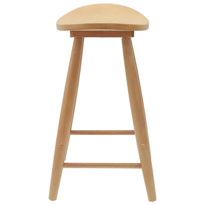 Scaune de dining 2 pcs natural 46 x 37 x 63 cm - WALTI WALTI