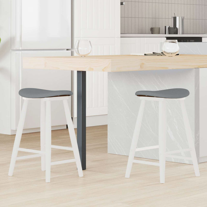 Scaune de dining 2 pcs Alb 46 x 37 x 63 cm - WALTI WALTI
