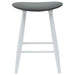 Scaune de dining 2 pcs Alb 46 x 37 x 63 cm - WALTI WALTI
