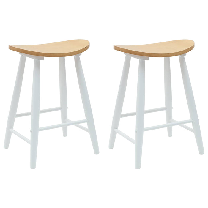 Scaune de dining 2 pcs Alb 46 x 37 x 63 cm - WALTI WALTI