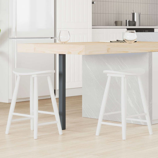 Scaune de dining 2 pcs Alb 46 x 37 x 63 cm - WALTI WALTI