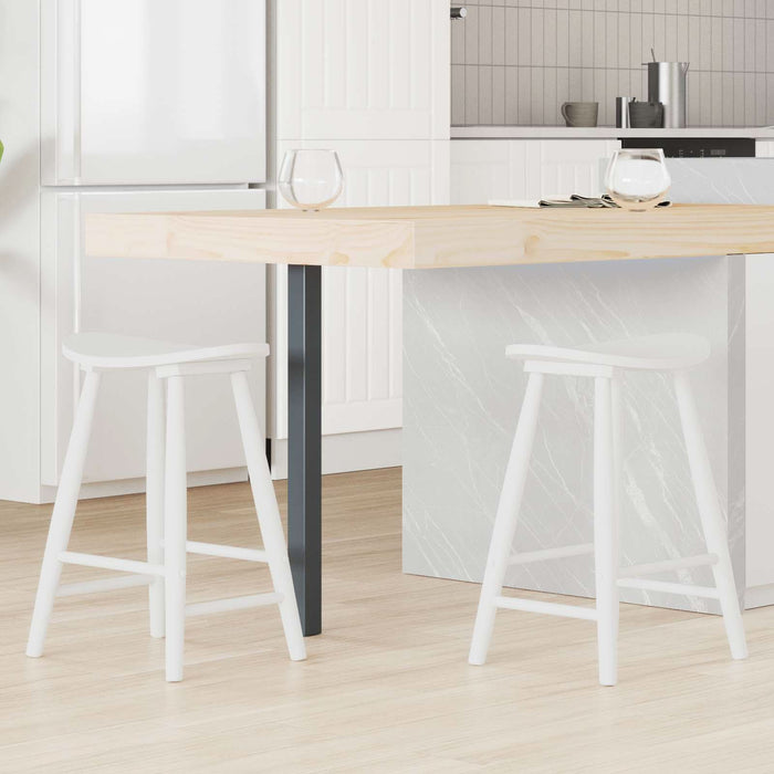 Scaune de dining 2 pcs Alb 46 x 37 x 63 cm - WALTI WALTI