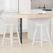 Scaune de dining 2 pcs Alb 46 x 37 x 63 cm - WALTI WALTI