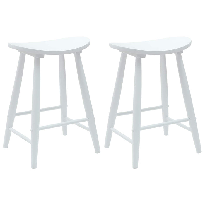 Scaune de dining 2 pcs Alb 46 x 37 x 63 cm - WALTI WALTI