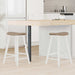 Scaune de dining 2 pcs Alb 46 x 37 x 63 cm - WALTI WALTI