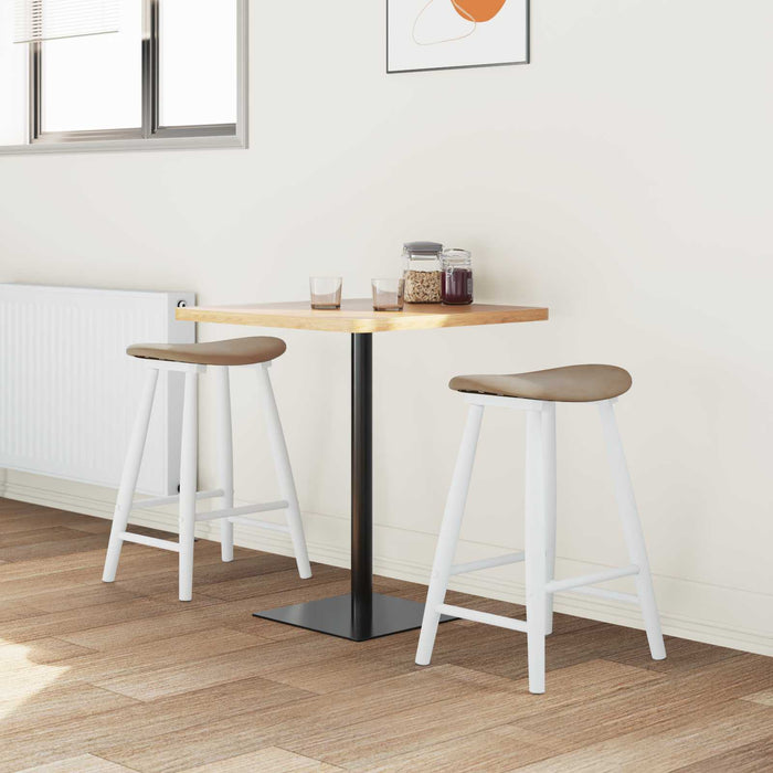 Scaune de dining 2 pcs Alb 46 x 37 x 63 cm - WALTI WALTI