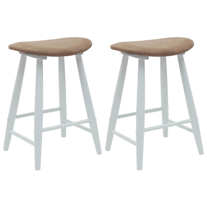 Scaune de dining 2 pcs Alb 46 x 37 x 63 cm - WALTI WALTI