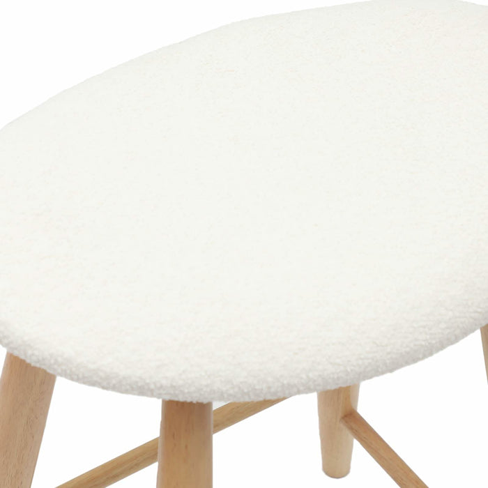 Scaune de dining 2 pcs natural 46 x 37 x 63 cm - WALTI WALTI