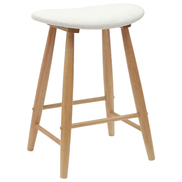 Scaune de dining 2 pcs natural 46 x 37 x 63 cm - WALTI WALTI