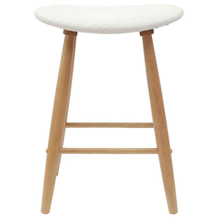 Scaune de dining 2 pcs natural 46 x 37 x 63 cm - WALTI WALTI