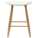 Scaune de dining 2 pcs natural 46 x 37 x 63 cm - WALTI WALTI