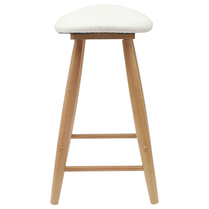 Scaune de dining 2 pcs natural 46 x 37 x 63 cm - WALTI WALTI