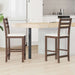 Scaune de dining 2 pcs Maro deschis 40 x 47,5 x 99,5 cm - WALTI WALTI
