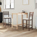 Scaune de dining 2 pcs Maro deschis 40 x 47,5 x 99,5 cm - WALTI WALTI