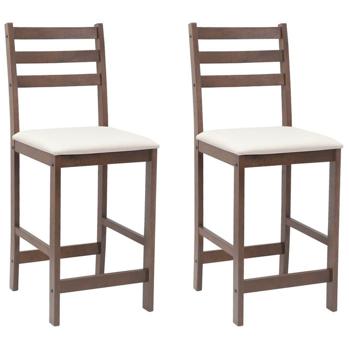 Scaune de dining 2 pcs Maro deschis 40 x 47,5 x 99,5 cm - WALTI WALTI