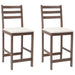 Scaune de dining 2 pcs Maro deschis 40 x 47,5 x 99,5 cm - WALTI WALTI
