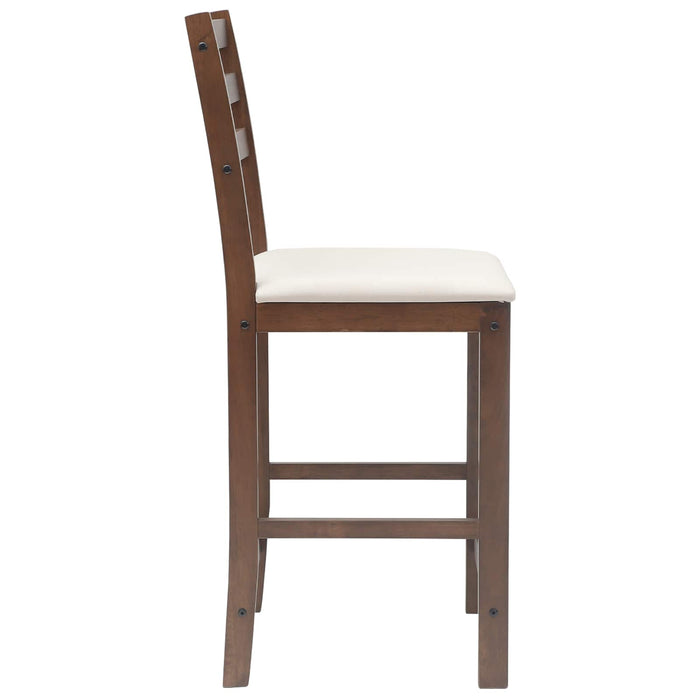 Scaune de dining 2 pcs Maro deschis 40 x 47,5 x 99,5 cm - WALTI WALTI