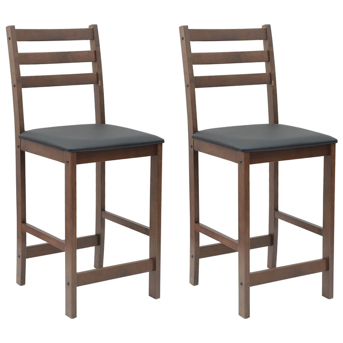 Scaune de dining 2 pcs Maro deschis 40 x 47,5 x 99,5 cm - WALTI WALTI