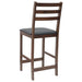 Scaune de dining 2 pcs Maro deschis 40 x 47,5 x 99,5 cm - WALTI WALTI