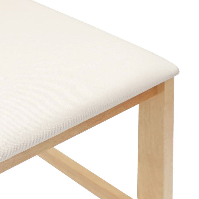 Scaune de dining 2 pcs natural 40 x 47,5 x 99,5 cm - WALTI WALTI