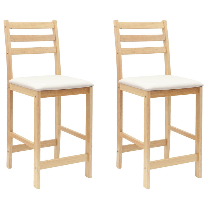 Scaune de dining 2 pcs natural 40 x 47,5 x 99,5 cm - WALTI WALTI