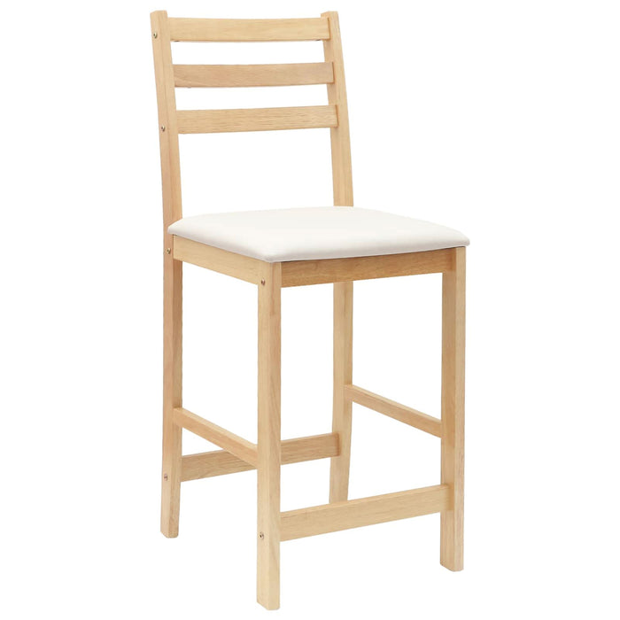 Scaune de dining 2 pcs natural 40 x 47,5 x 99,5 cm - WALTI WALTI