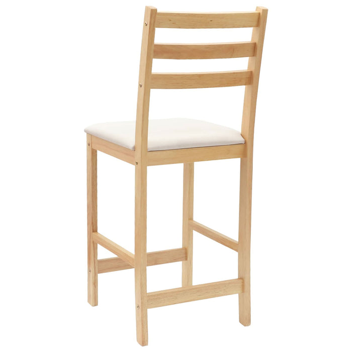 Scaune de dining 2 pcs natural 40 x 47,5 x 99,5 cm - WALTI WALTI