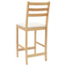 Scaune de dining 2 pcs natural 40 x 47,5 x 99,5 cm - WALTI WALTI