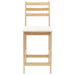 Scaune de dining 2 pcs natural 40 x 47,5 x 99,5 cm - WALTI WALTI