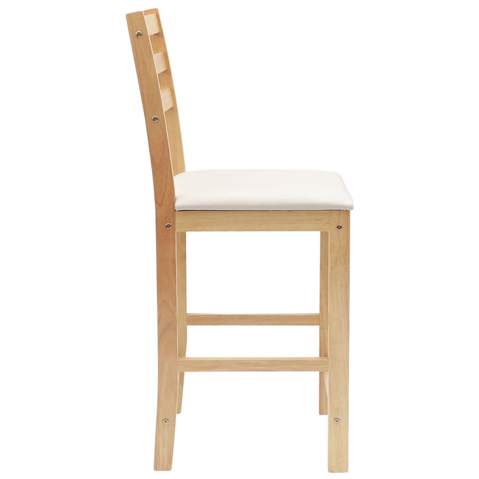 Scaune de dining 2 pcs natural 40 x 47,5 x 99,5 cm - WALTI WALTI