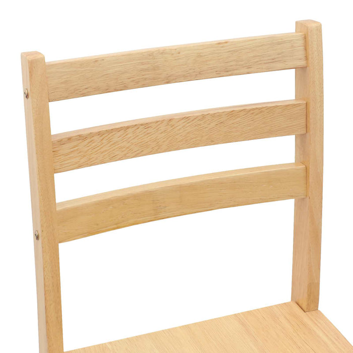 Scaune de dining 2 pcs natural 40 x 47,5 x 99,5 cm - WALTI WALTI