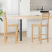 Scaune de dining 2 pcs natural 40 x 47,5 x 99,5 cm - WALTI WALTI