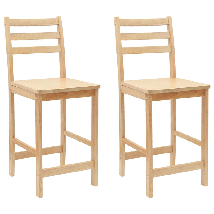 Scaune de dining 2 pcs natural 40 x 47,5 x 99,5 cm - WALTI WALTI