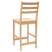 Scaune de dining 2 pcs natural 40 x 47,5 x 99,5 cm - WALTI WALTI