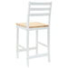 Scaune de dining 2 pcs Alb 40 x 47,5 x 99,5 cm - WALTI WALTI