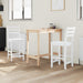 Scaune de dining 2 pcs Alb 40 x 47,5 x 99,5 cm - WALTI WALTI
