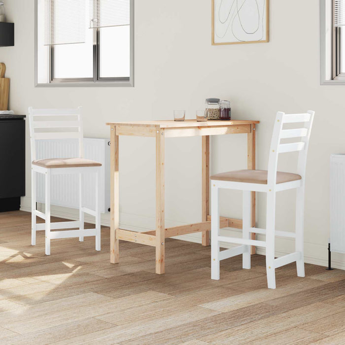 Scaune de dining 2 pcs Alb 40 x 47,5 x 99,5 cm - WALTI WALTI