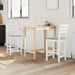 Scaune de dining 2 pcs Alb 40 x 47,5 x 99,5 cm - WALTI WALTI