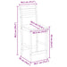 Scaune de dining 2 pcs Alb 40 x 47,5 x 99,5 cm - WALTI WALTI