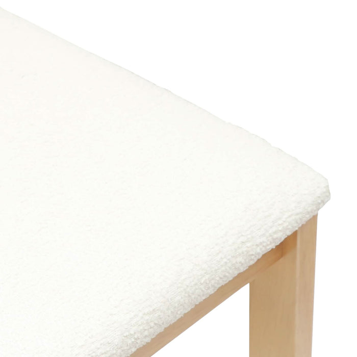 Scaune de dining 2 pcs natural 40 x 47,5 x 99,5 cm - WALTI WALTI