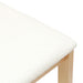 Scaune de dining 2 pcs natural 40 x 47,5 x 99,5 cm - WALTI WALTI