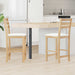 Scaune de dining 2 pcs natural 40 x 47,5 x 99,5 cm - WALTI WALTI