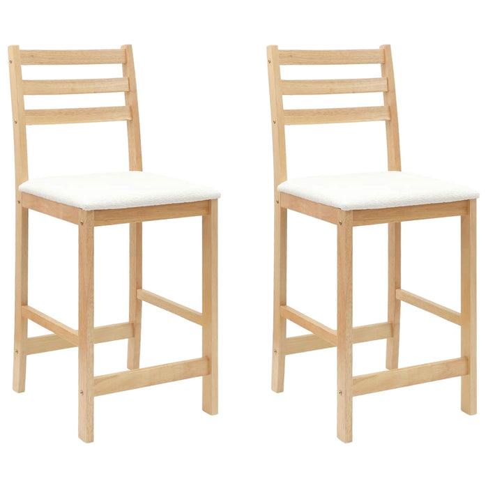 Scaune de dining 2 pcs natural 40 x 47,5 x 99,5 cm - WALTI WALTI