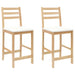 Scaune de dining 2 pcs natural 40 x 47,5 x 99,5 cm - WALTI WALTI