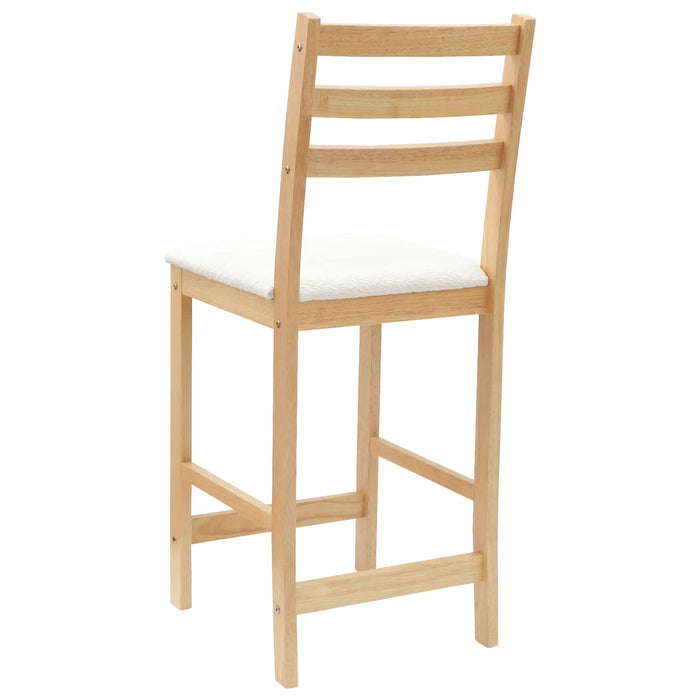 Scaune de dining 2 pcs natural 40 x 47,5 x 99,5 cm - WALTI WALTI