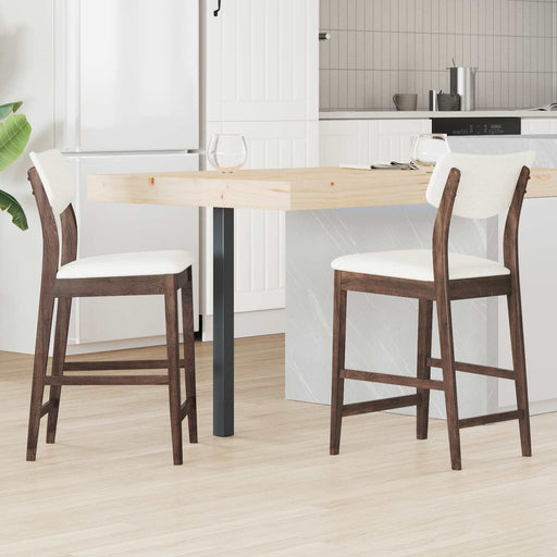 Scaune de dining 2 pcs Maro deschis 48 x 49 x 95 cm - WALTI WALTI