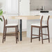 Scaune de dining 2 pcs Maro deschis 48 x 49 x 95 cm - WALTI WALTI