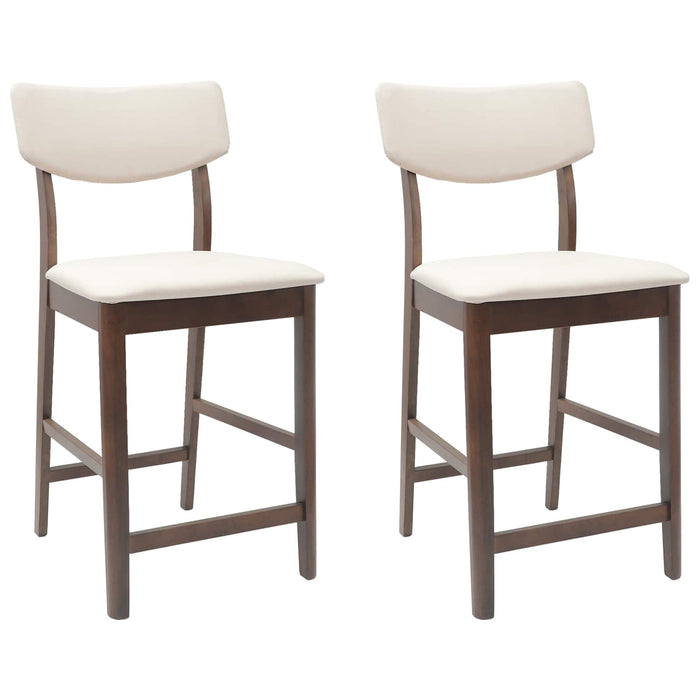 Scaune de dining 2 pcs Maro deschis 48 x 49 x 95 cm - WALTI WALTI