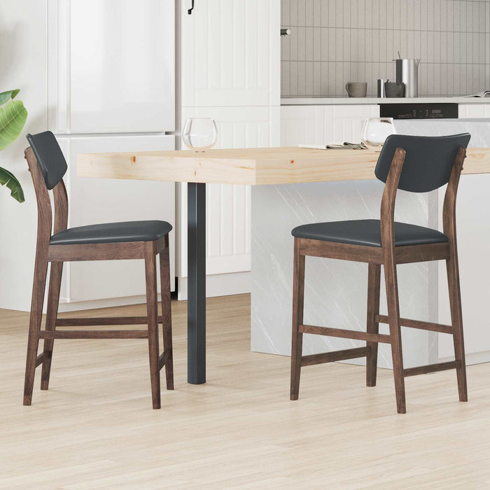 Scaune de dining 2 pcs Maro deschis 48 x 49 x 95 cm - WALTI WALTI